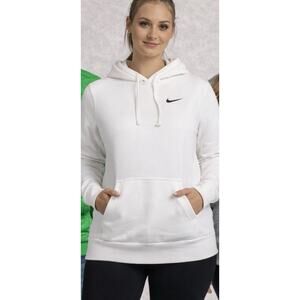 Nike Hoodie White Pullover Womens Small NWT Training Sweatshirt